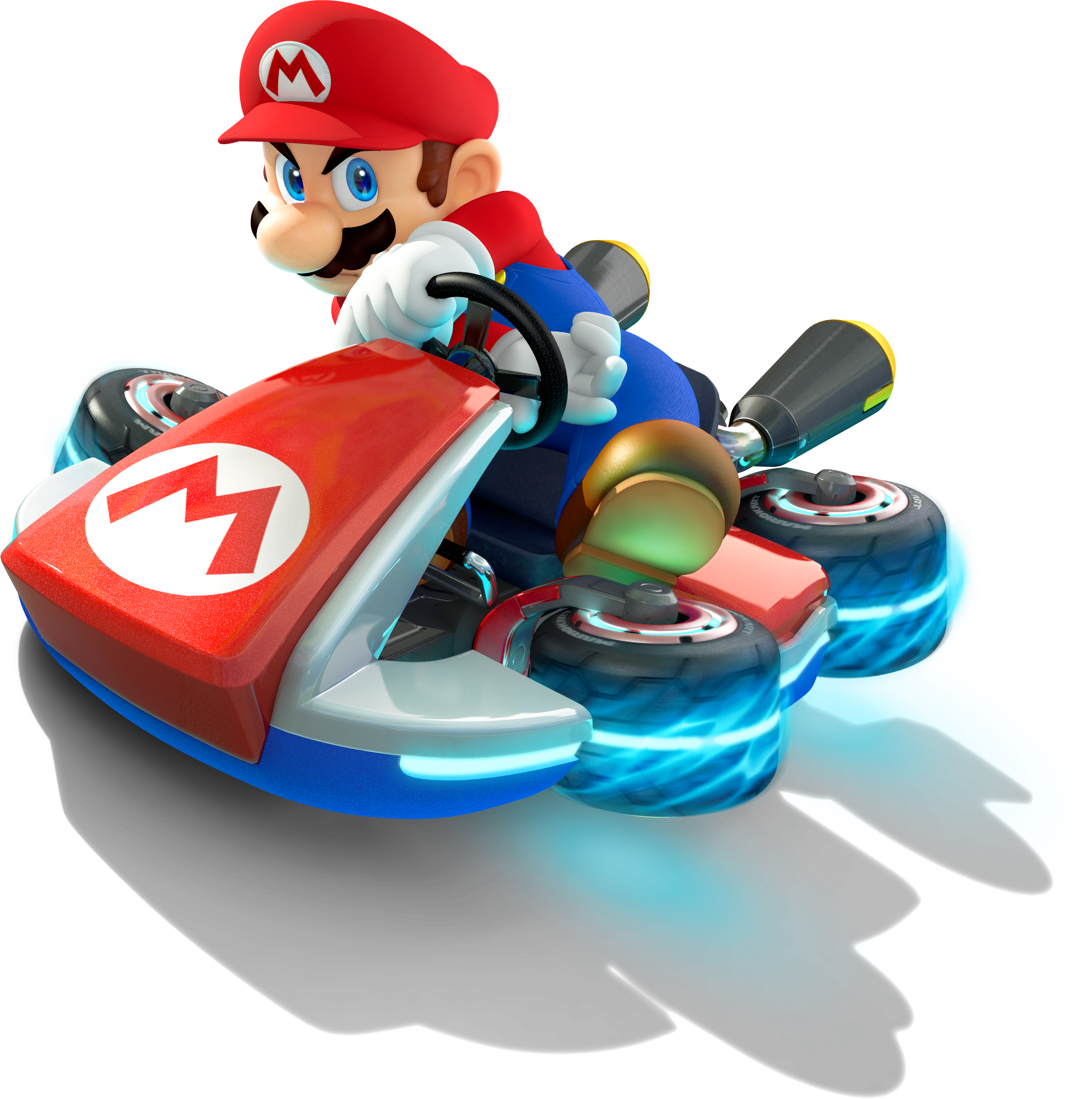 Mario Kart 8 Png Clipart Royalty Free Stock - Mario Kart 8 Deluxe Png (2827x2845), Png Download
