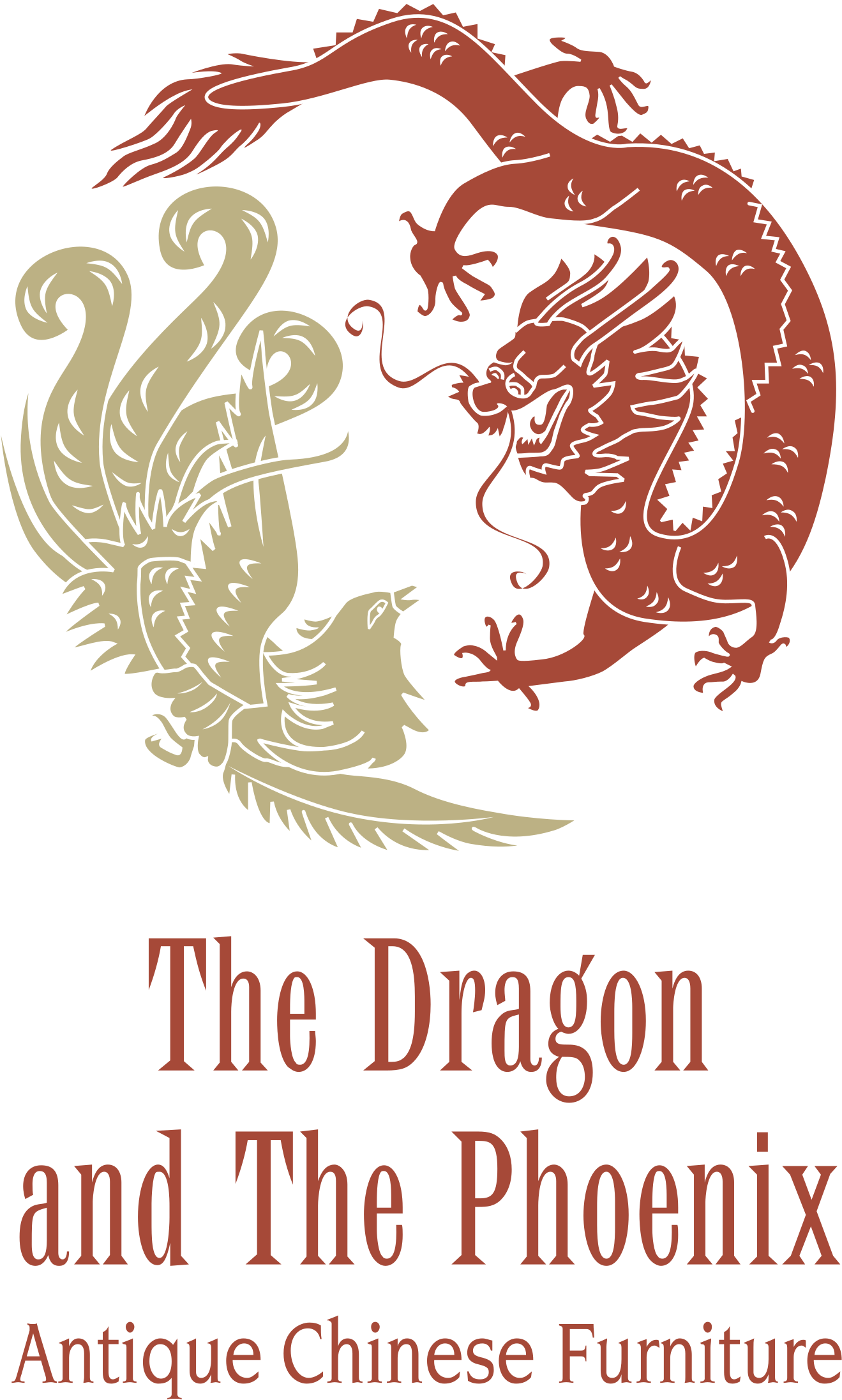 The Dragon And The Phoenix Logo Png Transparent - Dragon And Phoenix Vector (2400x2400), Png Download