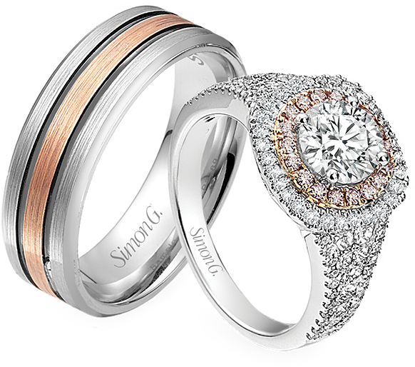 Simon G Jewelry - Wedding Rings Png (600x600), Png Download