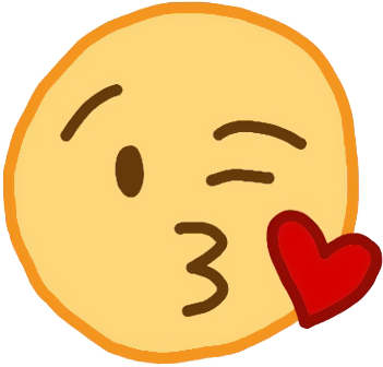 Moon Emoji Tumblr Emoji-png - Inlove Face (370x362), Png Download