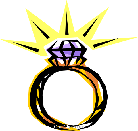 Diamond Ring - Diamond Ring Clip Art (480x455), Png Download