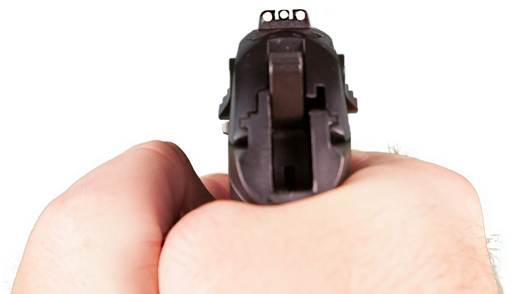 Nra Basic Pistol Course - Gun (1700x1100), Png Download