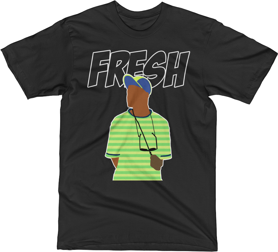 Fresh Prince Of Fakt-air Tee - T-shirt (1000x1000), Png Download