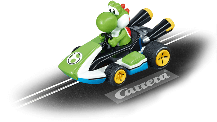 Nintendo Mario Kart™ - Carrera Go Nintendo Mario Kart 8 - Yoshi 64035 1:43 (700x467), Png Download