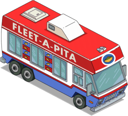 Fleet A Pita Van - Fleet A Pita (430x388), Png Download