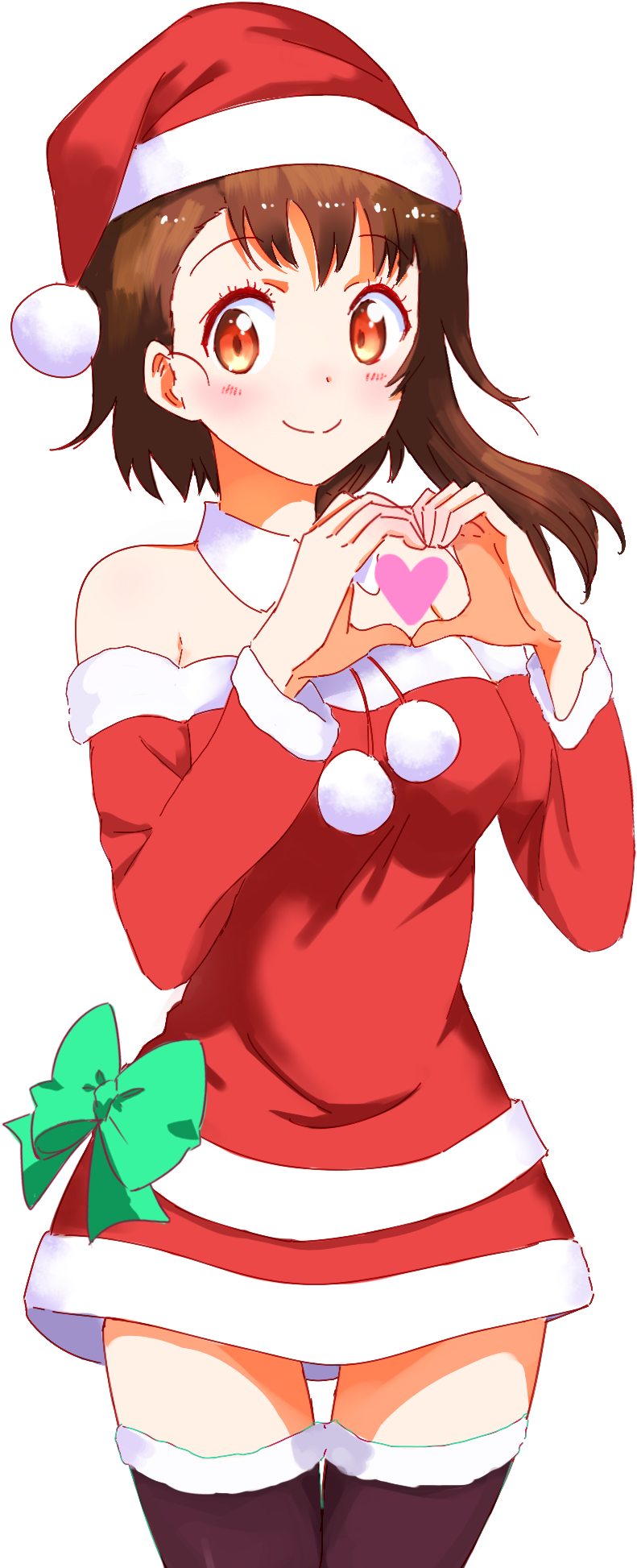 Christmas Onodera ♥ By Qosic - Cartoon (1512x2016), Png Download
