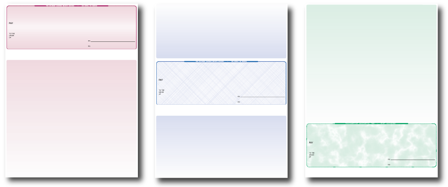 Business Cheques Available In Various Colour And Pattern - Cheque Printing Paper (900x375), Png Download