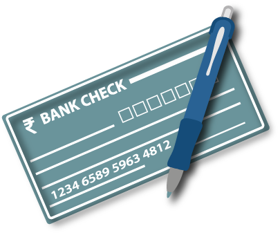 Loan Interset Calculator - Cheque Book Logo (405x340), Png Download