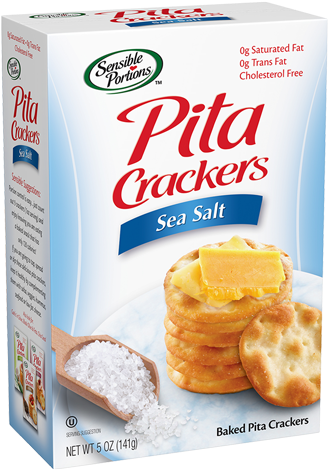 Choose Your Flavor - Sea Salt Pita Crackers (360x520), Png Download