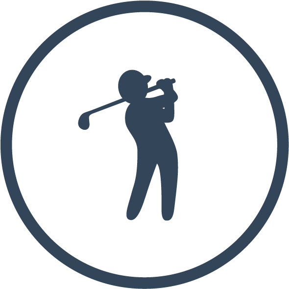 Womens Golf - Cartoon (742x742), Png Download