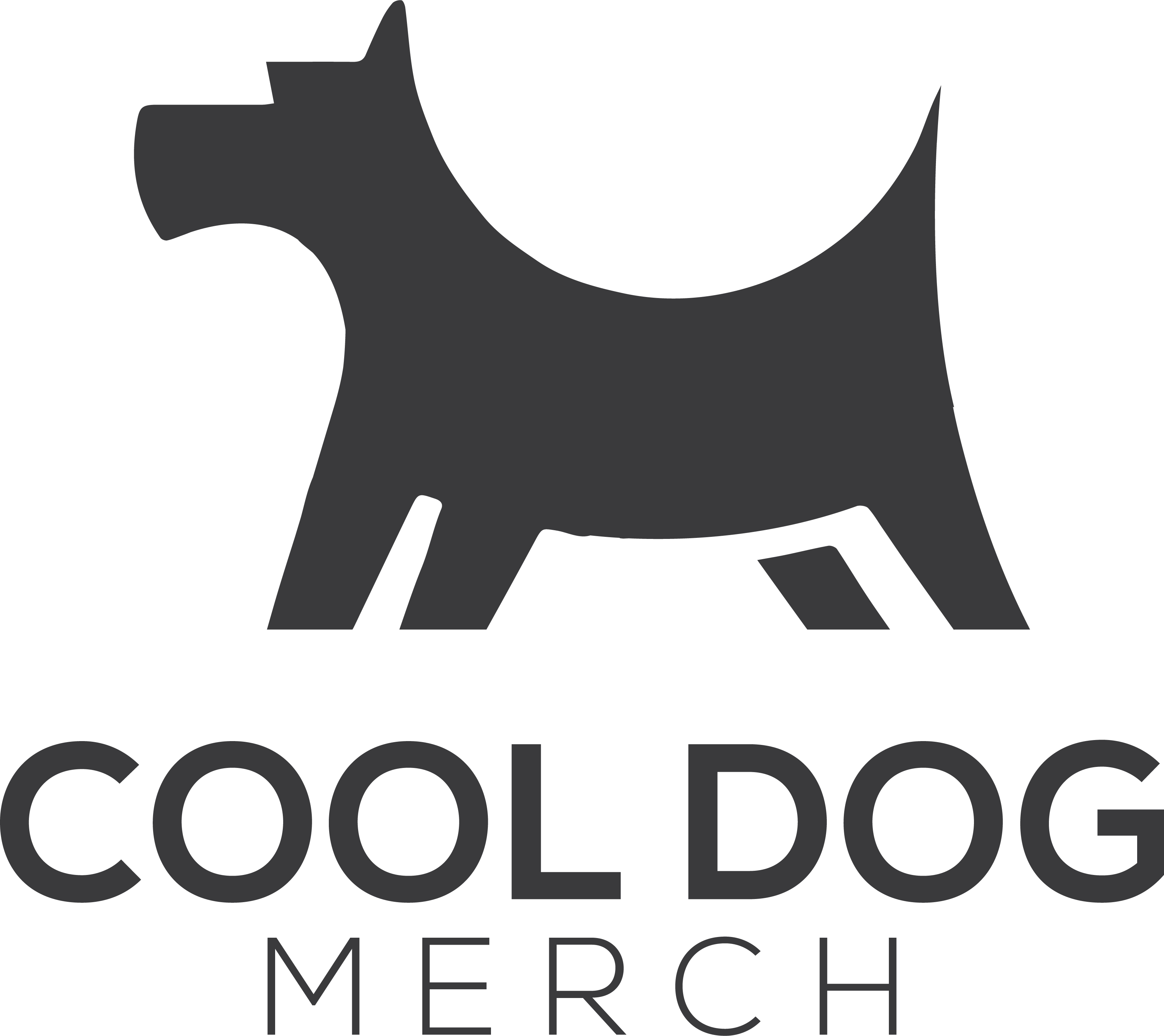 Cool Dog Merch - Dog (3338x2972), Png Download