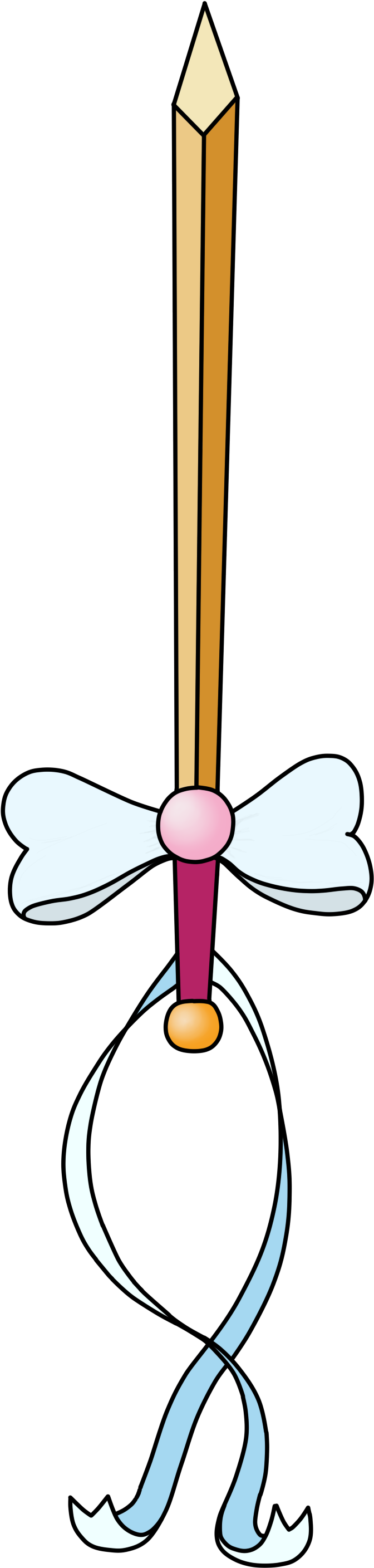 Glow Clipart Wish Star - Espada De Fionna Hora De Aventura (700x2860), Png Download