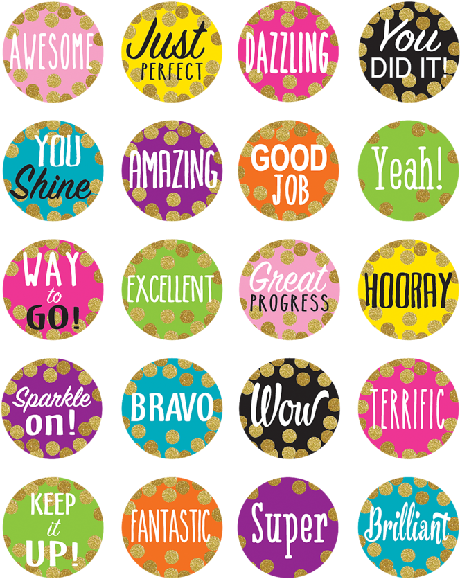 Tcr8191 Confetti Stickers Image - Vector Graphics (900x900), Png Download