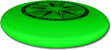 Glow Discraft Ultra-star Ultimate Disc - Frisbee Ultimate Disc Green (1035x271), Png Download