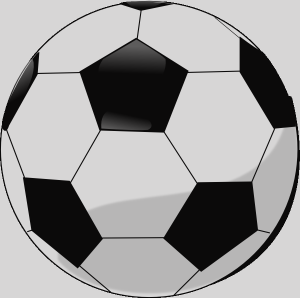 Soccer Ball Clip Art Png (600x596), Png Download