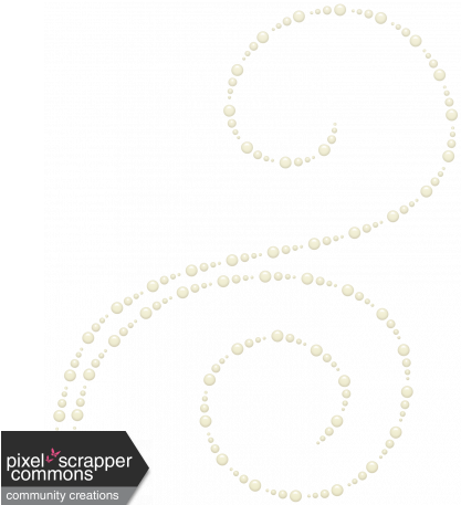 Shabby Wedding - Swirl Dots - Digital Scrapbooking (456x456), Png Download