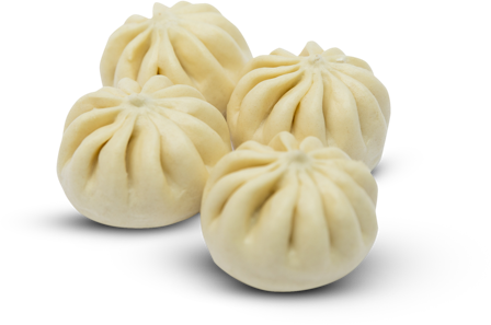 Bao - Momo Food Png (448x297), Png Download
