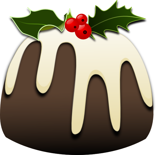 Traditional Christmas Puddings And Sauces (600x597), Png Download