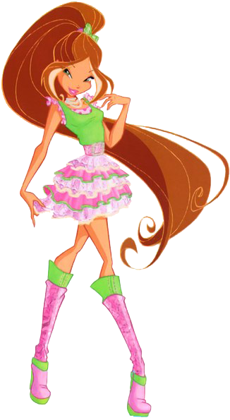 Flora Trendy - Flora O Clube Das Winx (335x604), Png Download