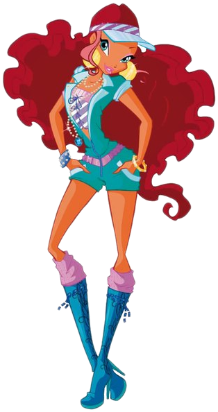 Aisha Trendy - Winx Club Aisha Season 5 (344x604), Png Download