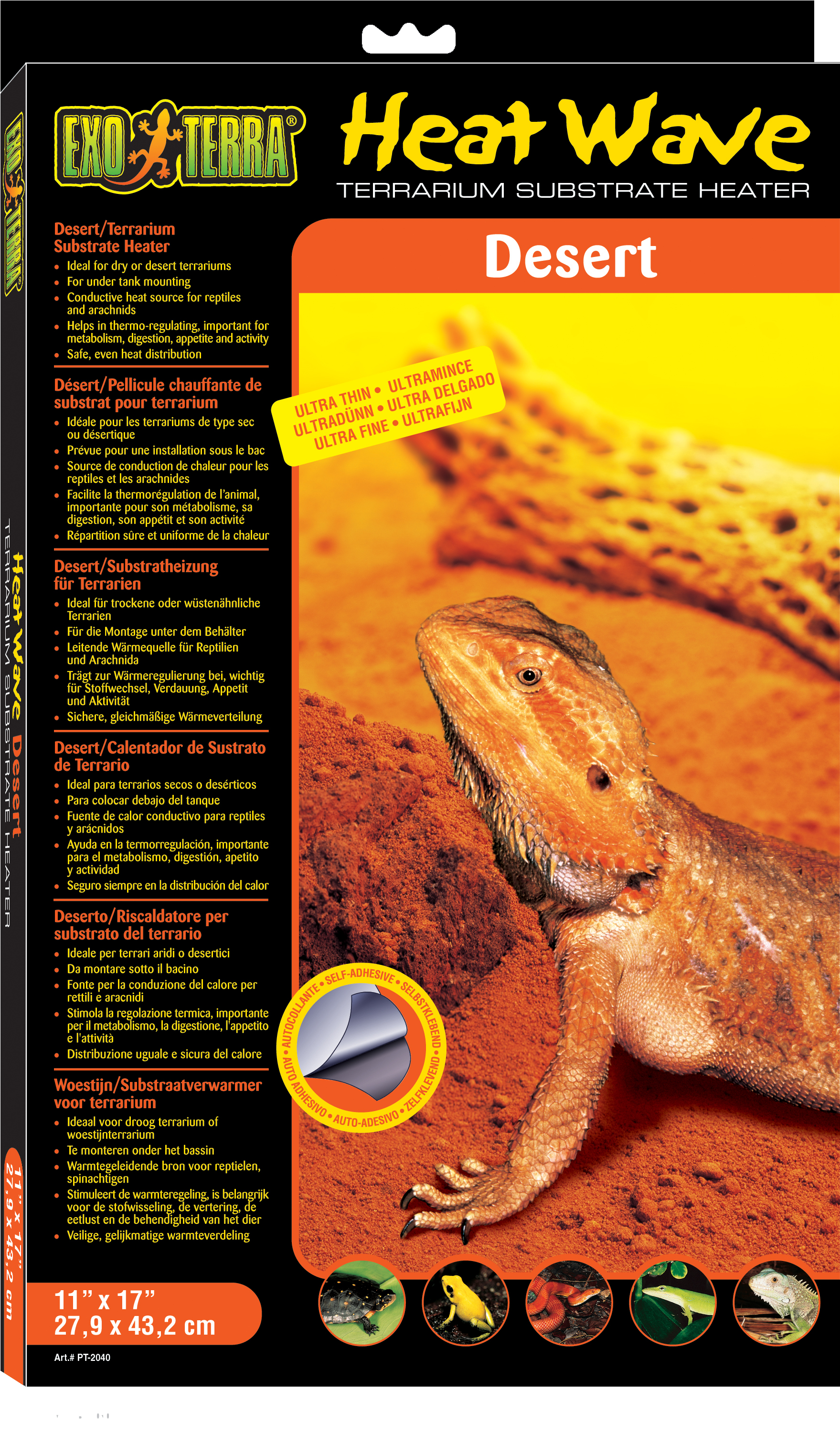 Tapis Chauffant Exo Terra (1775x3285), Png Download