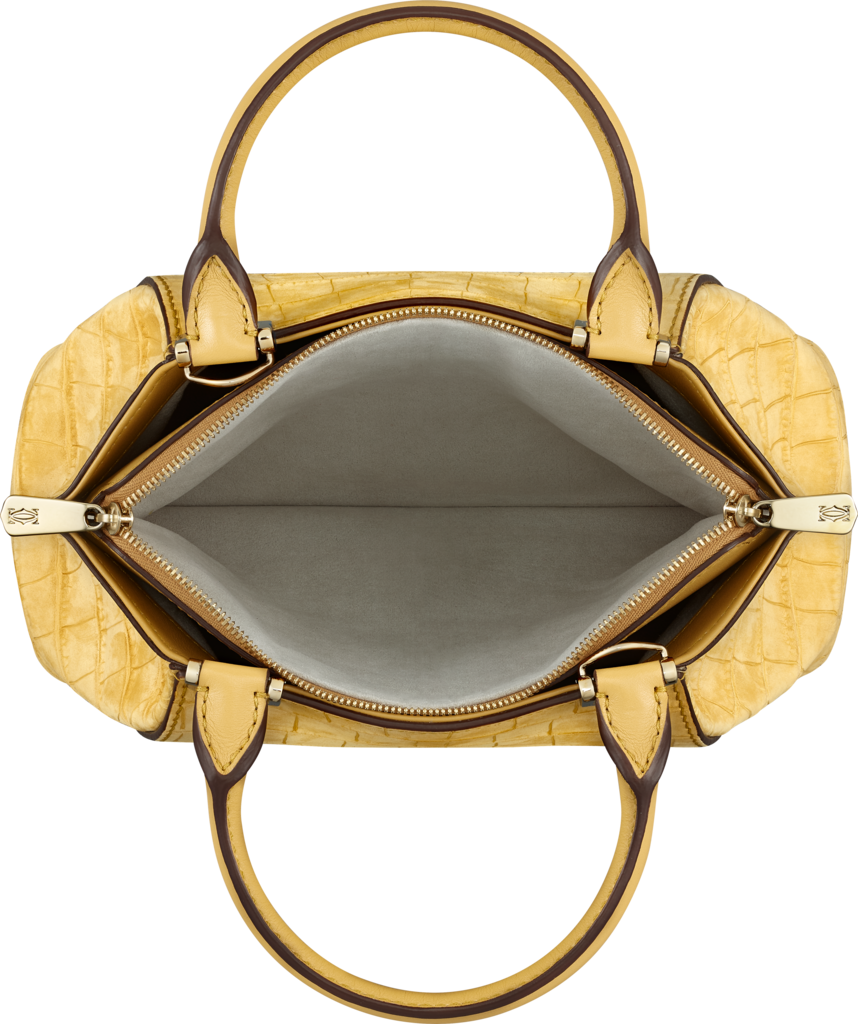 C De Cartier Bag, Mini Modelcitrine Nubuck Alligator - Tote Bag (858x1024), Png Download
