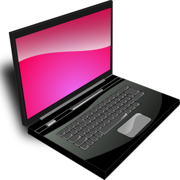Laptop Clip Art (600x599), Png Download