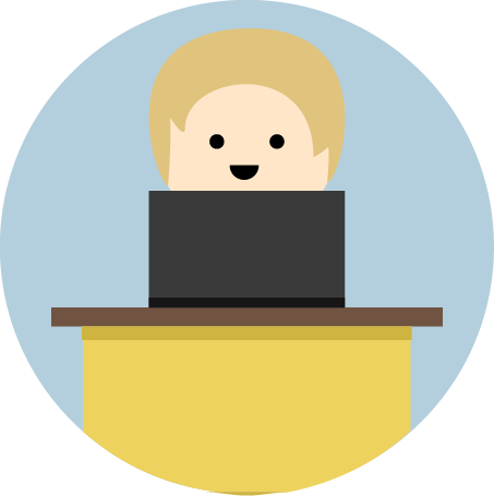 Person At Laptop - Laptop (453x455), Png Download