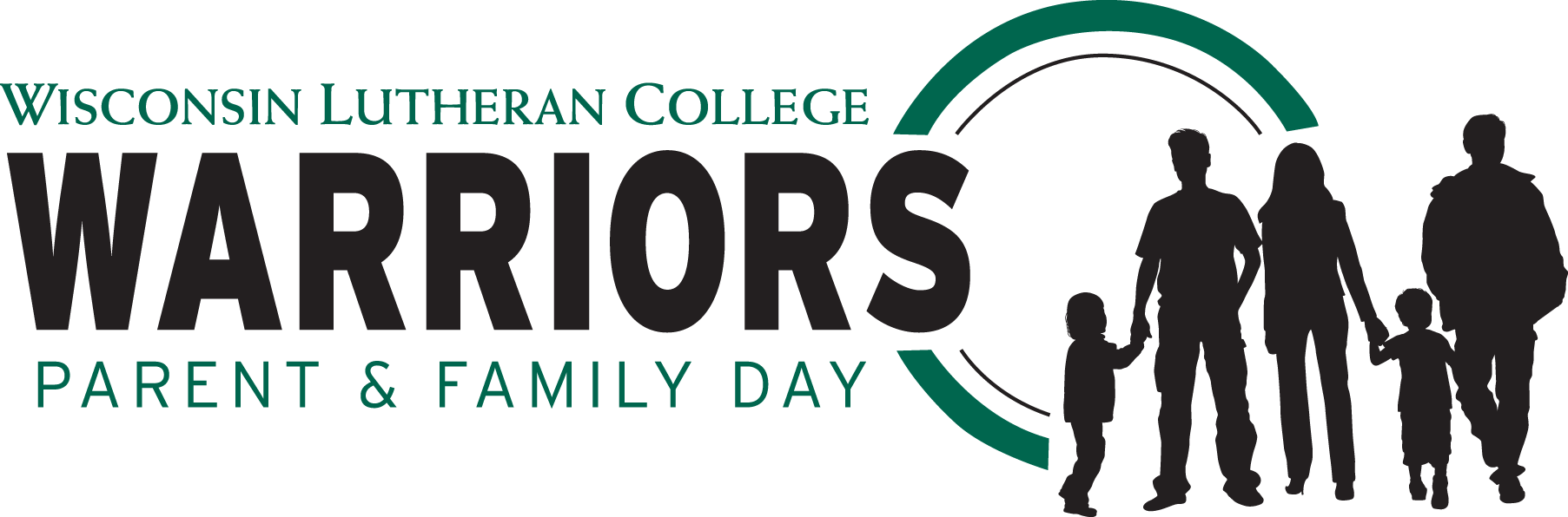 2017 Parent And Family Day Logo - Silhouette Family Day Png (1805x596), Png Download