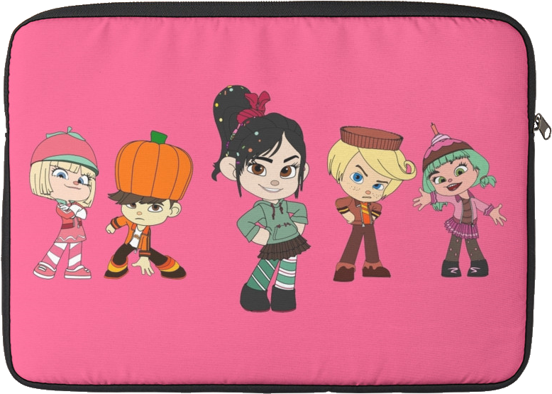 Vanellope & Her Friends - Cartoon (812x584), Png Download