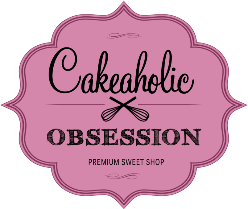 Cakeaholic Logo Jan 2015 Official Pink No Glow (1000x713), Png Download