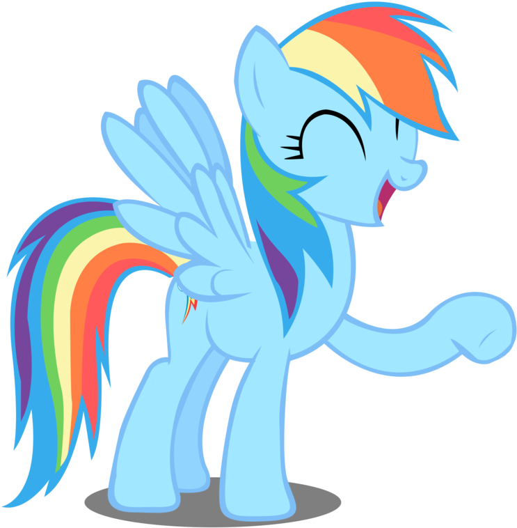 Rainbow Dash Bro Hoof By Misterhandy-d41o8b2 - Rainbow Dash Cutie Mark (900x899), Png Download