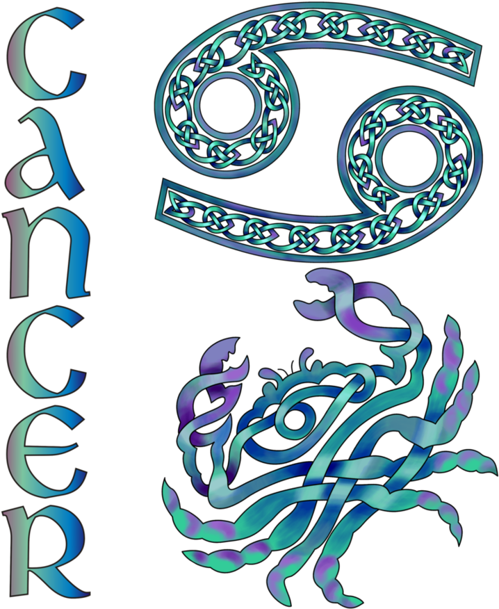 This Is The First Of The Celtic Circle - Celtic Knot Cancer Sign (819x976), Png Download