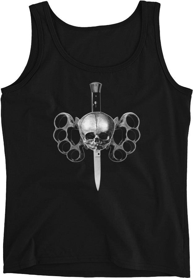 "beating Death" Ladies Tank Top - T-shirt (1000x1000), Png Download