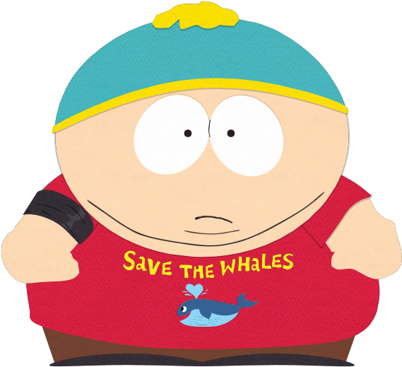 Alter Egos Cartman Whale Wars Cartman - Cartman From South Park (573x540), Png Download