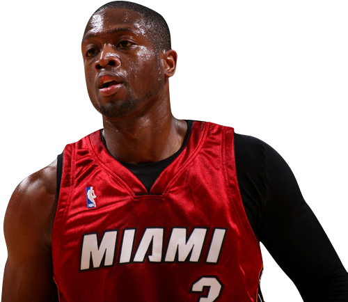 〥熱火閃電俠〥dwyane Wade〥德韋恩韋迪ｆaｎs Ｃlｕb．第52期〥生涯新高５５分 - Lebron In Miami Jersey (505x440), Png Download