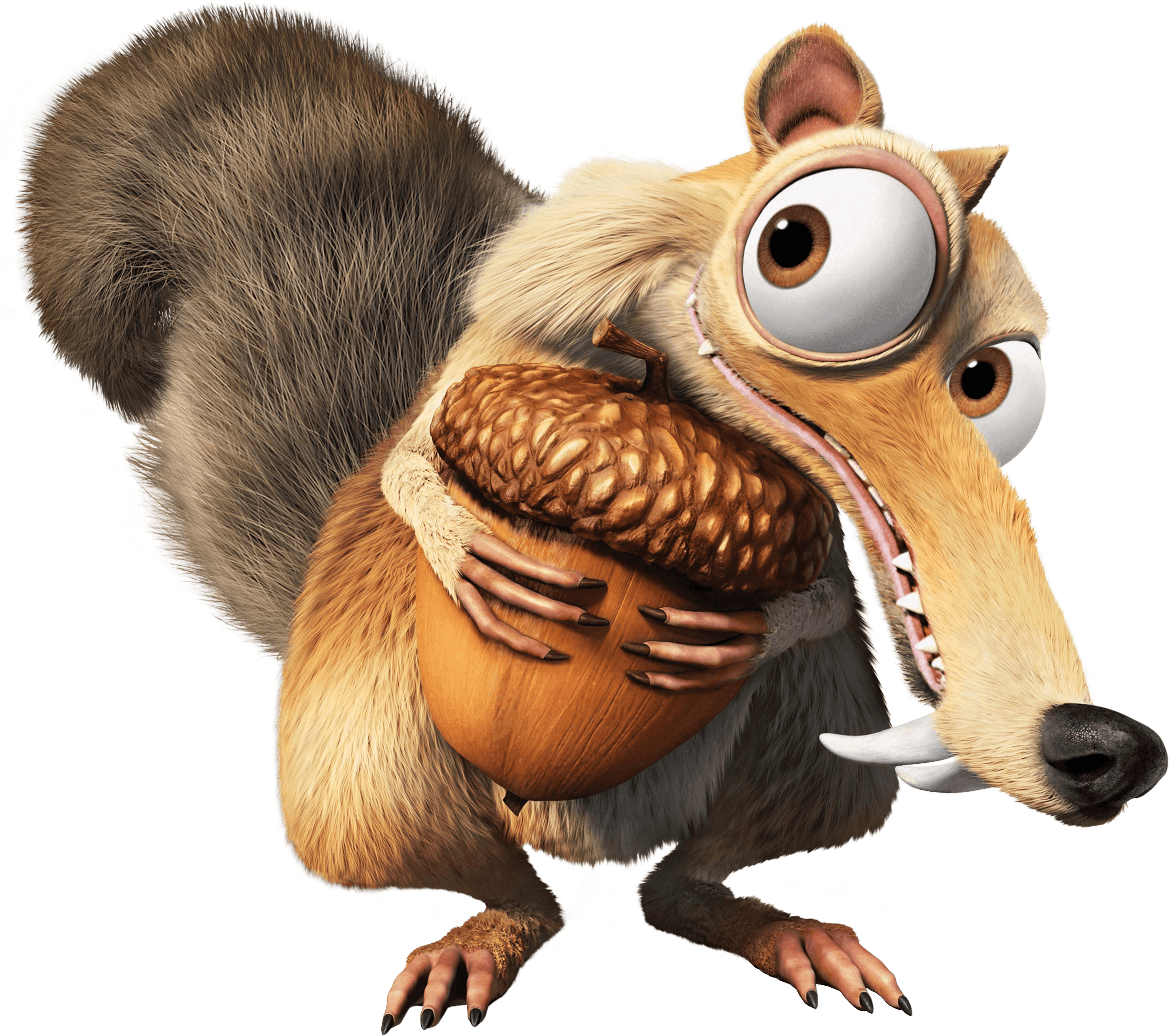 Ice Age Squirrel Scrat Transparent Png Clip Art Image - Ice Age Png (2943x2646), Png Download