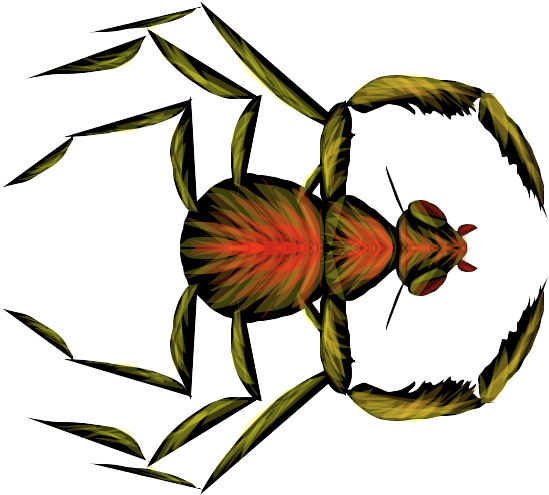 Sprites For The 'design And Build A Top Down Shooter - Top Down Enemy Sprites (615x667), Png Download