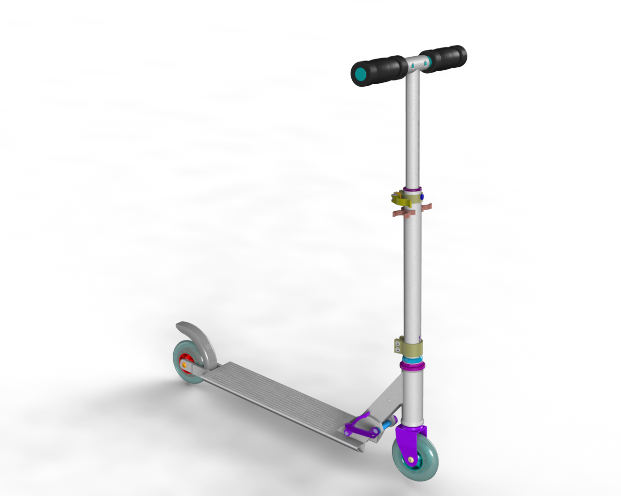 Original - Motorized Scooter (1280x1024), Png Download