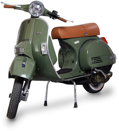 Go Green Electric Scooters - Green Stella Scooter (465x560), Png Download