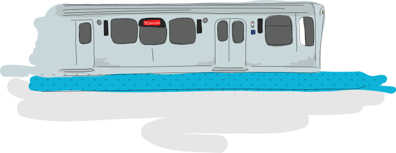 Train - Boat (800x310), Png Download