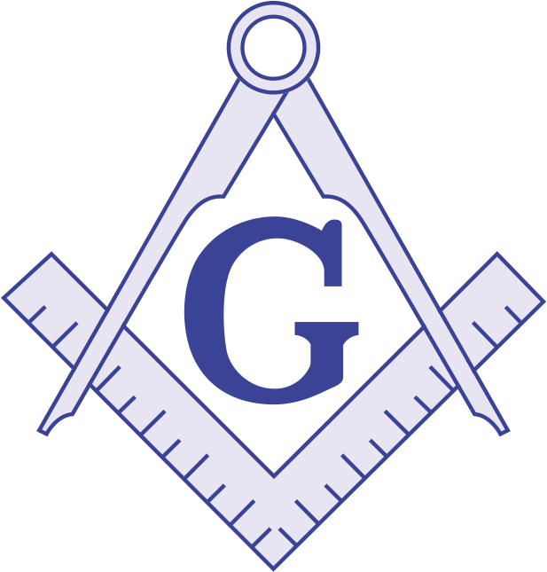Masonic Emblems & Logos - Vector Square And Compass (617x645), Png Download