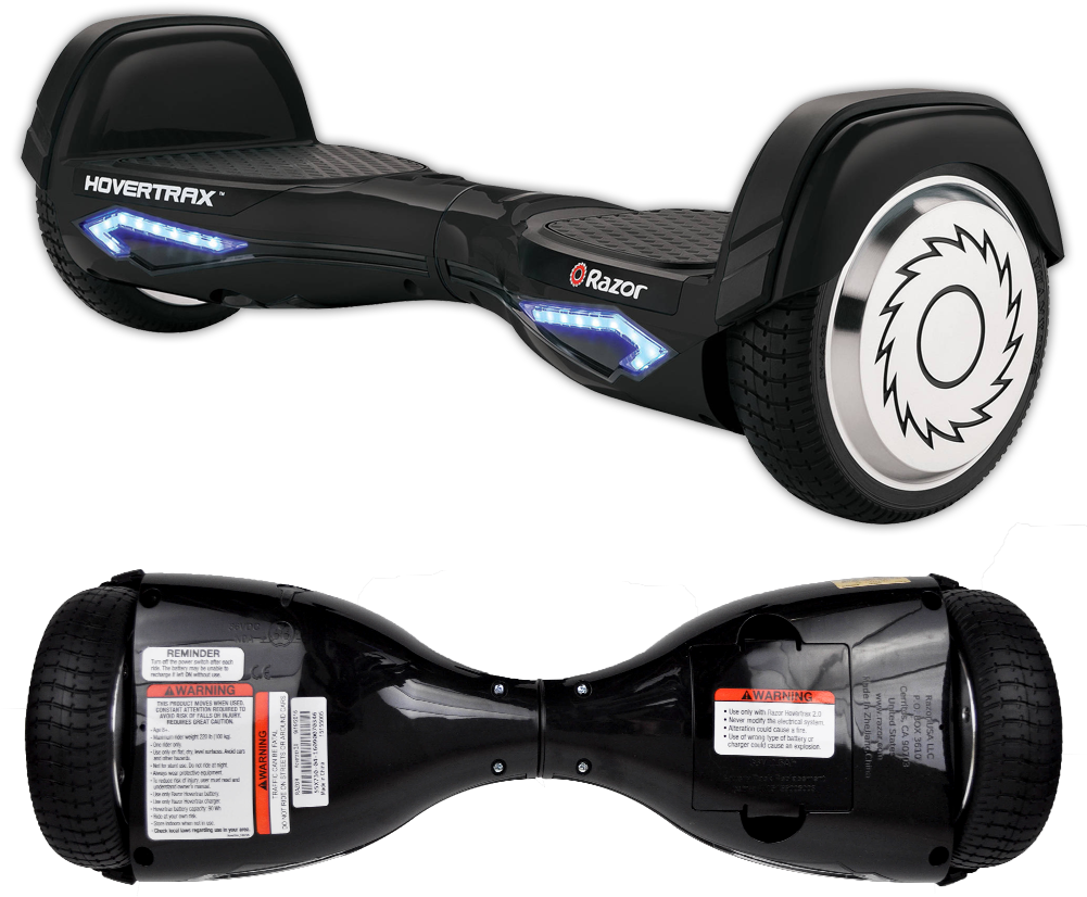 Razor Hovertrax 2.0 Self Balancing Scooter Black (1000x1000), Png Download