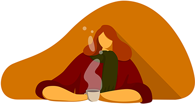 Autumn Animated Illustration - Illustrator (404x316), Png Download