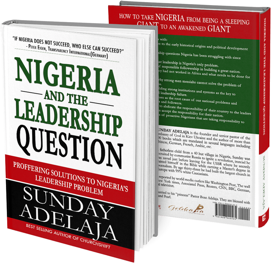 This New Book By Pastor Sunday Is Set To Be Released - Nigeria And The Leadership Question By Sunday Adelaja (1244x1116), Png Download