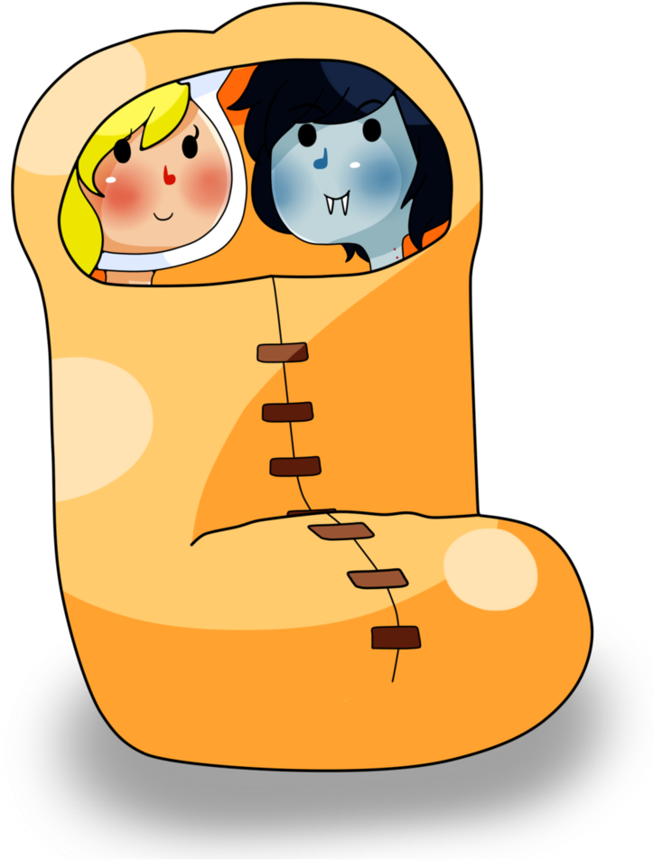 People Sleeping Png - Cartoon People Sleeping In Sleeping Bags (776x1029), Png Download