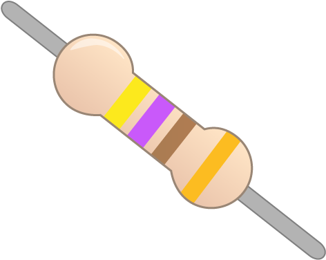 Resistor-470r - Resistor Png (600x500), Png Download
