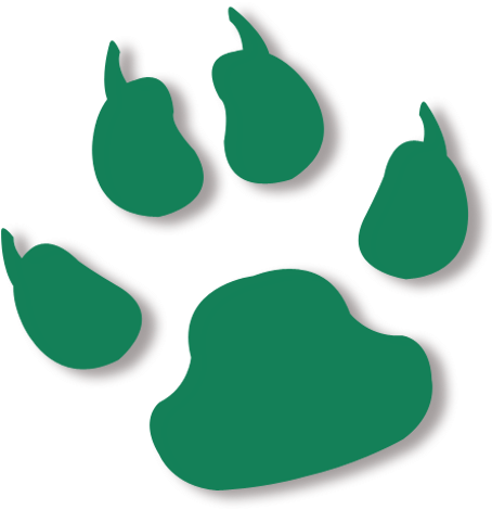Lion Footprint Vector (466x480), Png Download