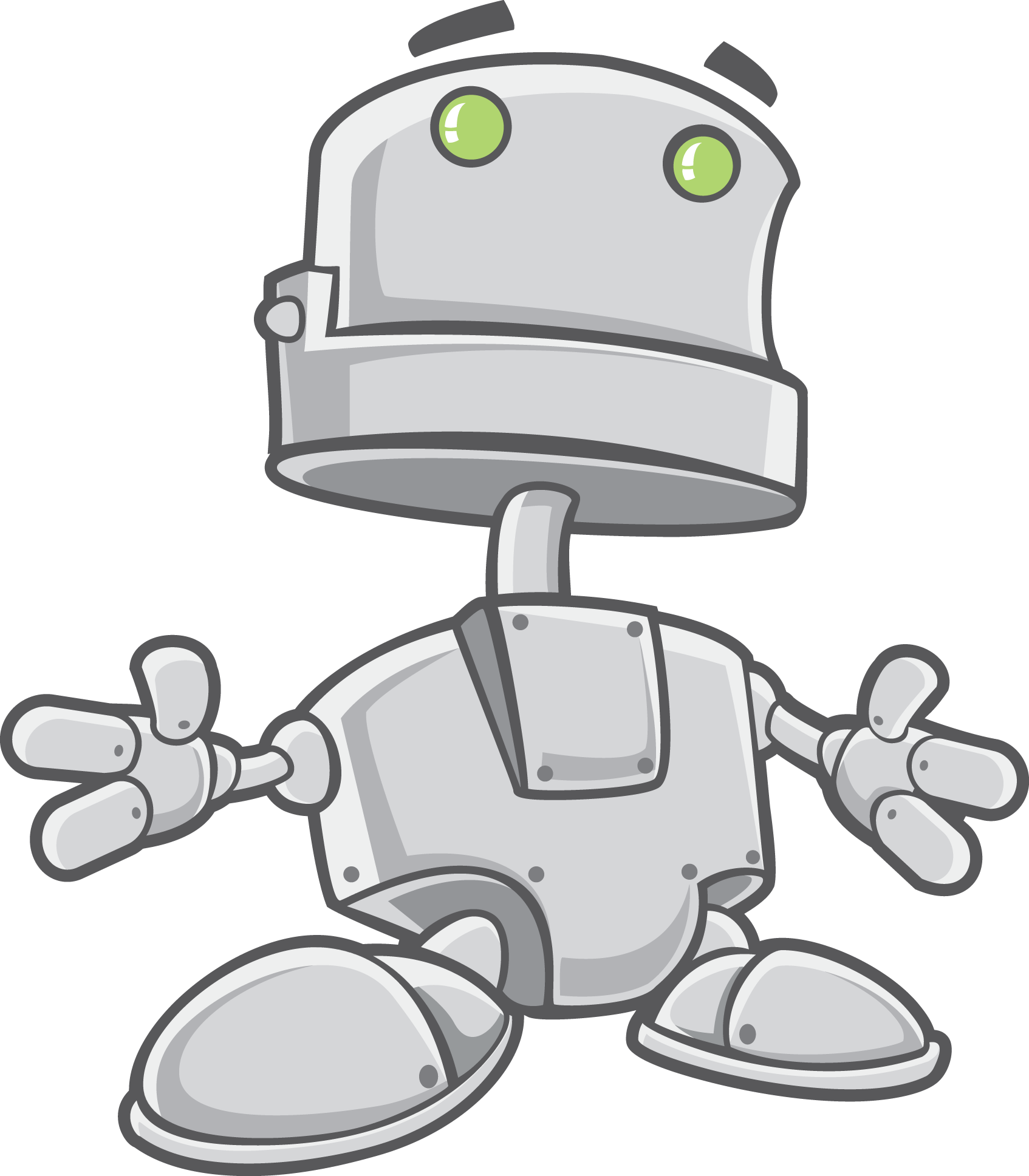 Cute Robot - Crossfit Southern Highlands (1694x1937), Png Download