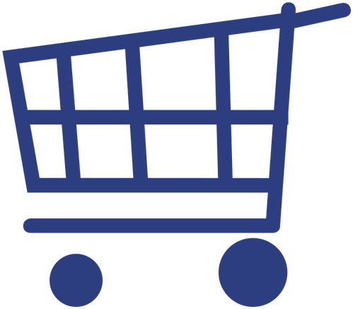 Carrinho De Compras Azul Que Remete Á Ideia De Trazer - Shopping Cart (1280x720), Png Download